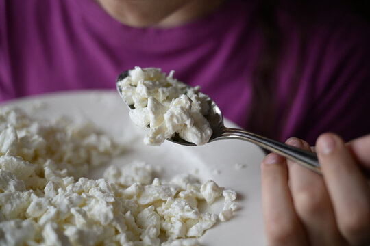 Cottage cheese. Cheese. Healthy food. Food for children. Breakfast. Cheese plate.