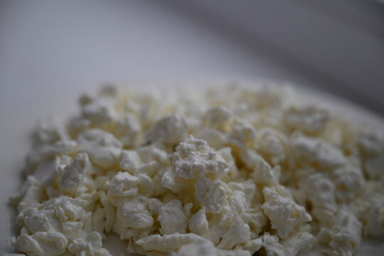 Cottage cheese. Cheese. Healthy food. Food for children. Breakfast. Cheese plate.