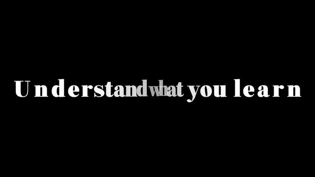 Understand what you learn through careful reflection and detailed analysis ensuring genuine comprehension rather than simple memorization.