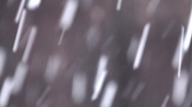Starker Schneefall im Winter, Wetter, Hintergrund, Teleaufnahme