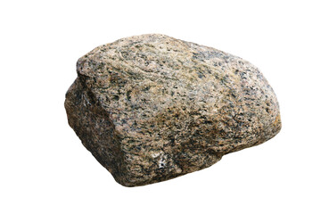 Obraz premium stone isolated on white background