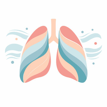 L&aacute;minas pulmonares en tonos pastel