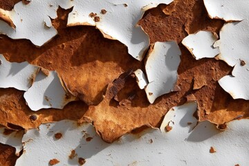 Close Up of Rusty Metal Sheet with Scratched Surface Detail