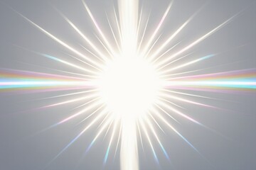 Celestial Burst Radiant Light Rays from the Core