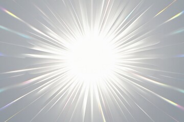 Celestial Burst Radiant Light Rays from the Core