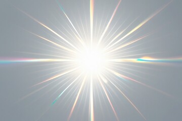 Celestial Burst Radiant Light Rays from the Core