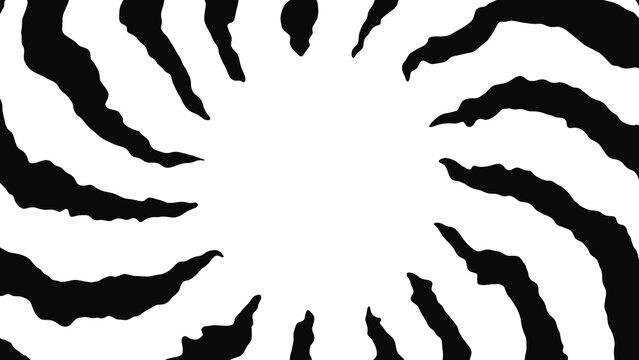 ゆがんだ集中線_16:9
