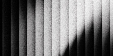 Abstract ribbed glass background in gradient tones with vertical wave texture and glossy light...