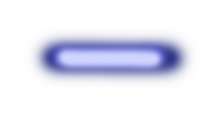 Blue Glowing Capsule Shaped Light Effect With Soft Gradient Edges Isolated on a Transparent Background (PNG).