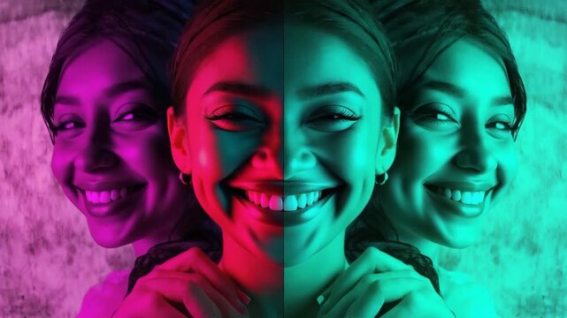 Split Face and Mirror Effect