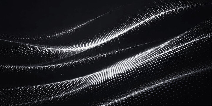 Black and white abstract metal texture background with dark carbon grid and industrial steel mesh design