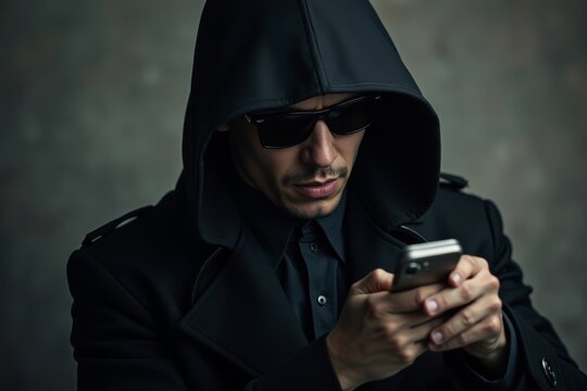 Stealthy Spy Capturing Classified Document with Cutting-Edge Spy Device