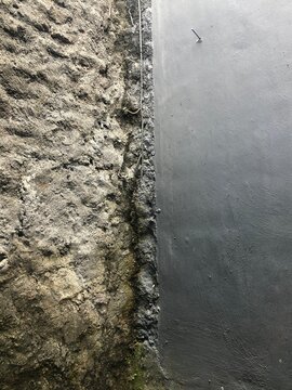 concrete wall and concrete