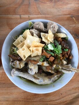 A delicious bowl of traditional Indonesian food with rich textures and authentic flavors