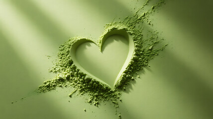 heart shaped green leaves