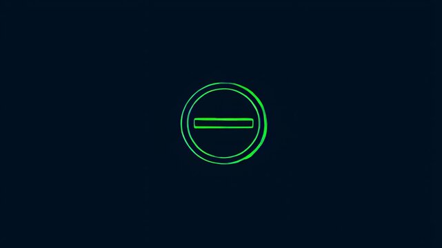 Colorful animated loading symbol with a circular design. Represents digital progress and user interface interaction in technology applications