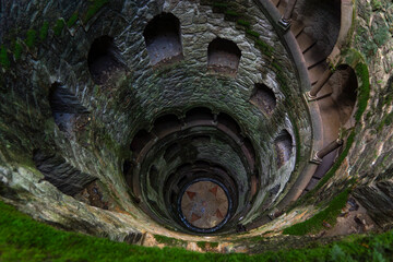 Initiation Well Spiral Staircase, Quinta da Regaleira, Sintra Portugal