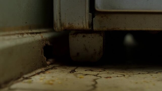 Household Pest Cockroach in Dark Interior