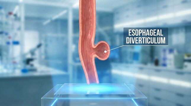 Three Dimensional Medical Model of Esophageal Diverticulum Condition