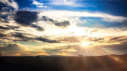 tramonto africa savana © Amos