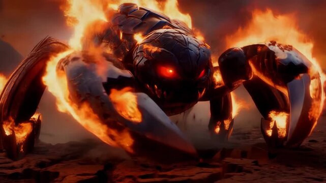 Apocalyptic Fantasy Scorpion Monster