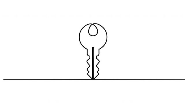 Continuous One Line Banana Animation Vector Line Art