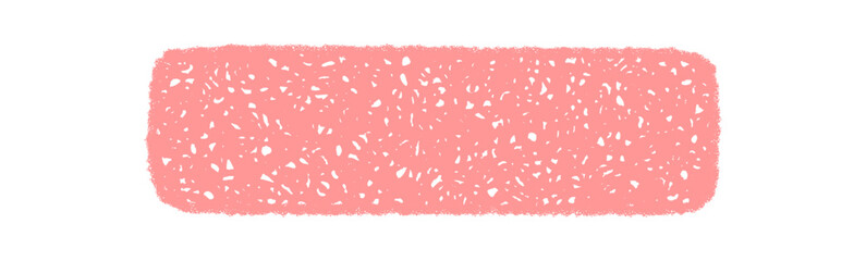 Fluid crayon scribble quote box frame with pastel texture. Rectangle patch serves as squiggle banner in graphic background. Abstract style ideal for creative text and artistic messages.