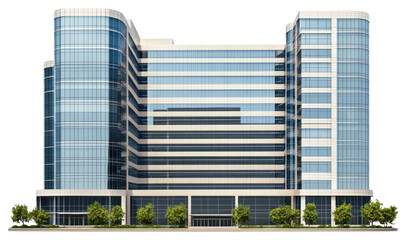 Obraz premium PNG Layers of office buildings architecture modern urban.
