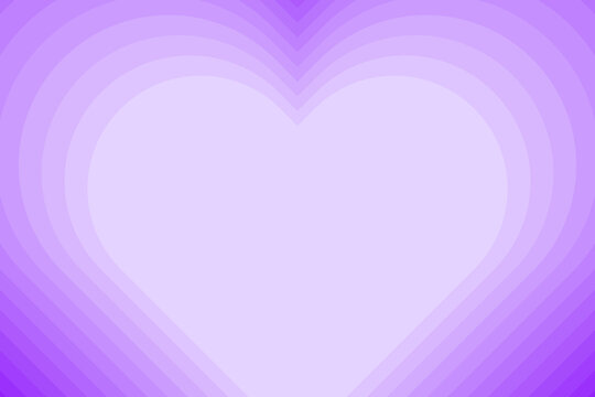 Abstract purple heart background. Love background, romantic heart pattern colorful purple gradient background, backdrop, and wallpaper.