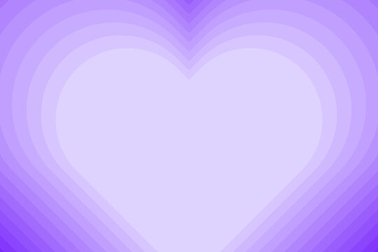 Abstract purple heart background. Love background, romantic heart pattern colorful purple gradient background, backdrop, and wallpaper.