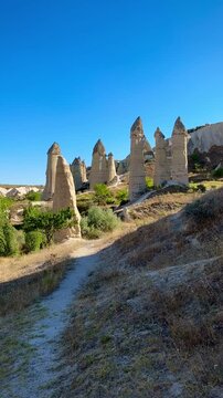 Rock Spires in Cappadocia&rsquo;s Love Valley (Goreme, Cappadocia, Turkey)