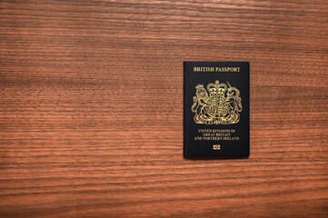 British Passport on the right hand side