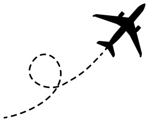 Flying Airplane | Traveling | Vector Art
