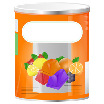 Tin of Fruit Candy