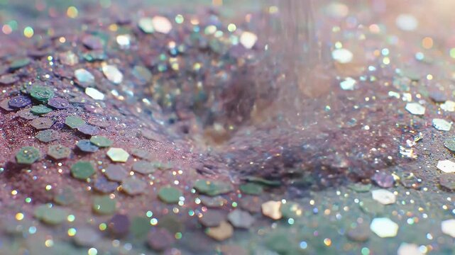 Sparkling Glittering Backgrounds - A Mesmerizing Display of Shimmering Particles.