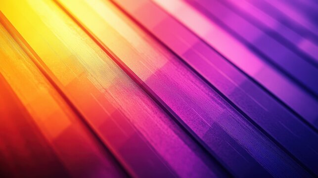 Dynamic geometric abstraction with vibrant color transitions and parallel lines in a textured design