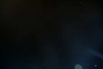 Fototapeta premium Stars visibility during new moon phase