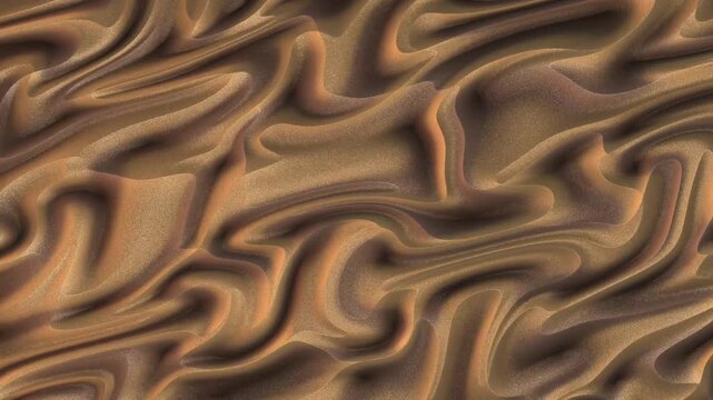 Creating Abstract Textured Fabric Like Waves in Warm Tones
