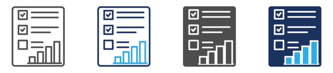 business planning icon sheet with multi concept