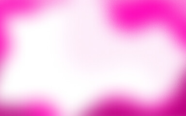 Aesthetic element of transparent blurred pink wave smooth gradient frame with grainy noise texture