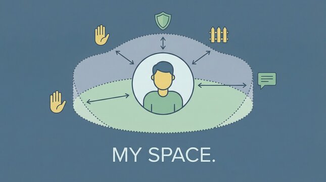 My Space Digital Privacy and Personal Boundaries Concept