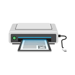 Printer Printing Document