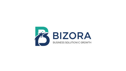 Bizora Business Solution Logo Design Element.