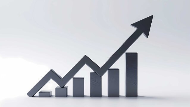 business graph showing growth