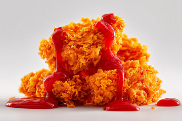 Golden fried chicken snack