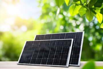 Fototapeta premium Innovative Sustainable Energy Solutions Using Hydrogen and Solar Panels