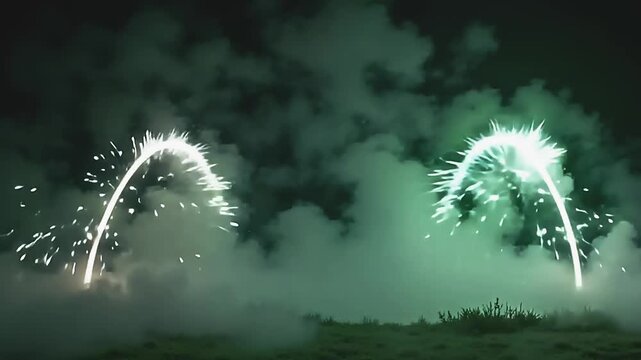 glow wisp burst uv flaming haze, wander needlelike curves along angstrom fleeceable background, with foggy purl ripple indiana angstrom vibrant, electrify air astatine night.