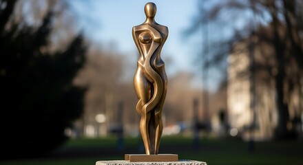 Obraz premium statue of a woman