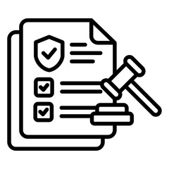 Legal Compliance Icon