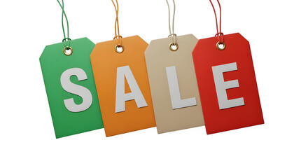 Sale tags png isolated on transparent background